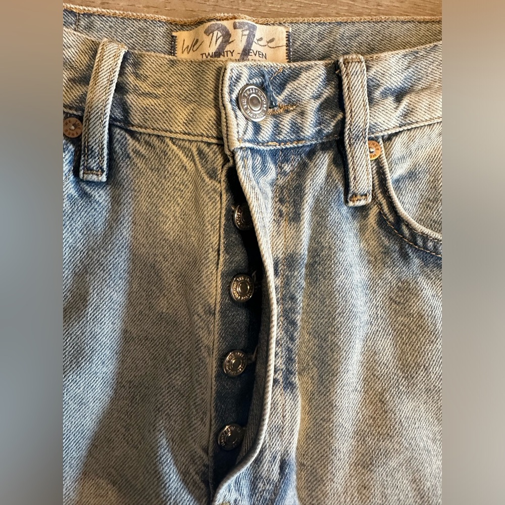Free People We the Free True Blue Lasso Jeans - Picture 4 of 6